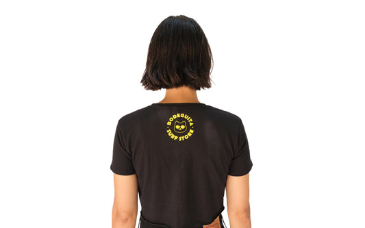 Bodeguita Surf Cat Crop tee