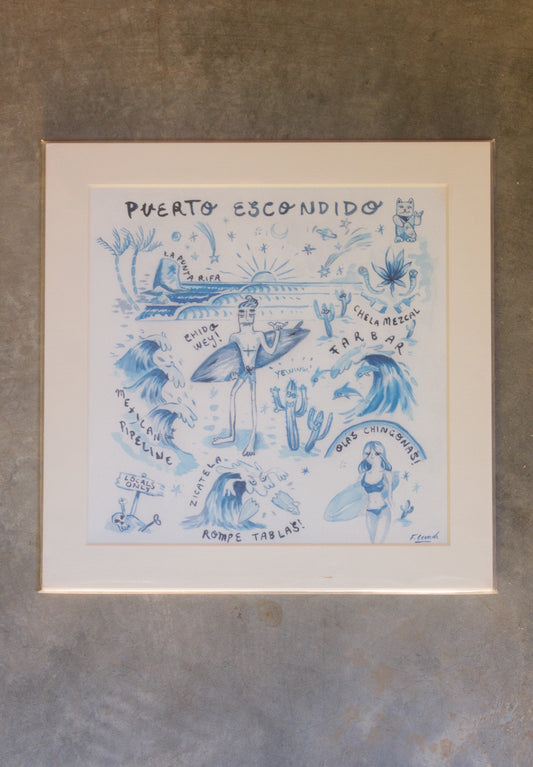 Puerto Escondido Print by ALOHA ZEN