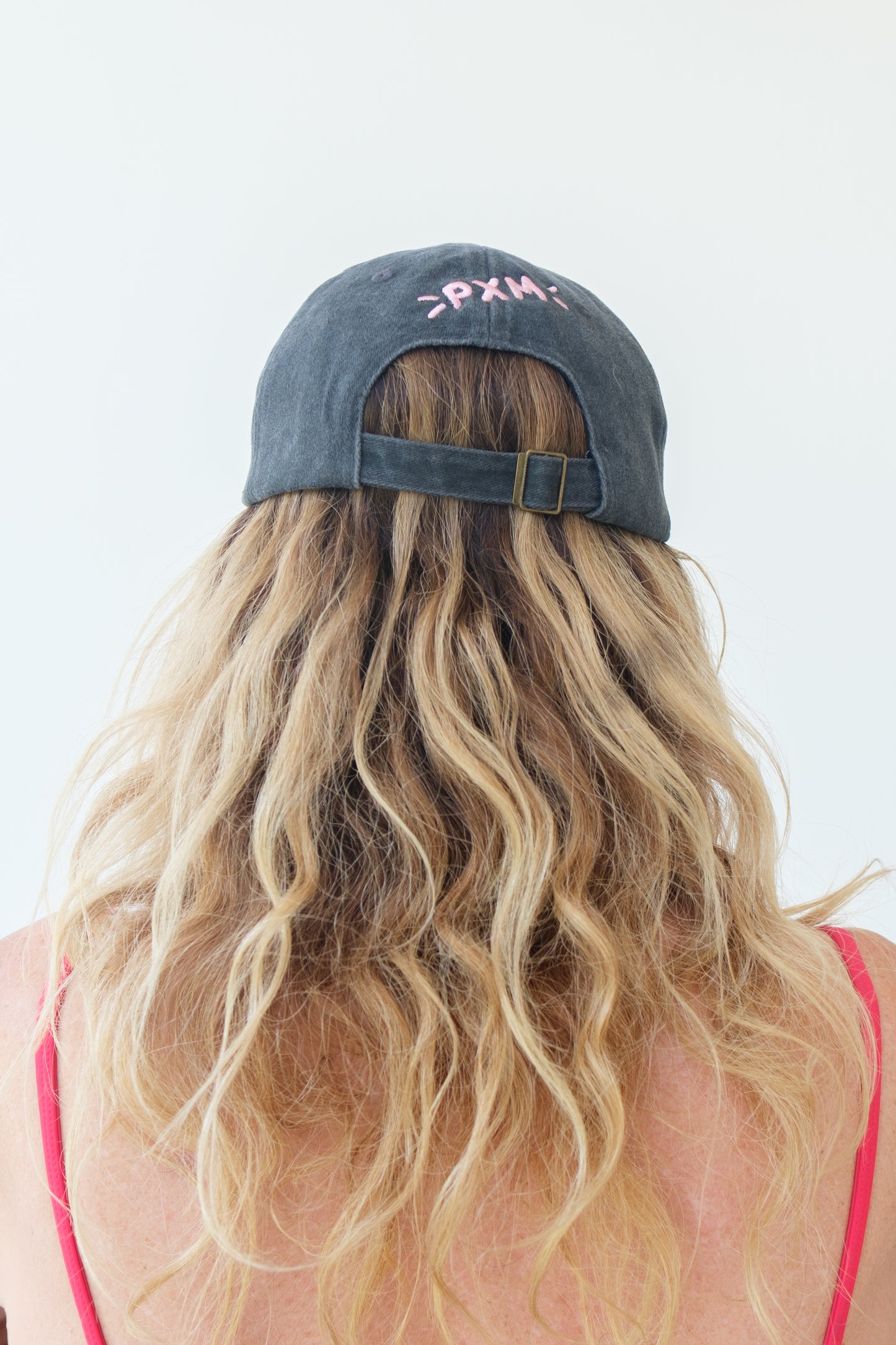 Washed Black Cap - Surf Cat