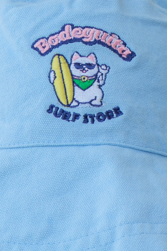 Blue Bucket Hat - Surf Cat