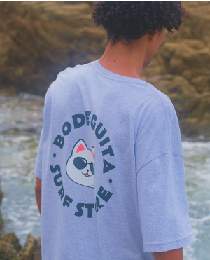 Bodeguita Cat Stamp T-Shirt