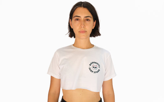 Cat Stamp Crop Tee
